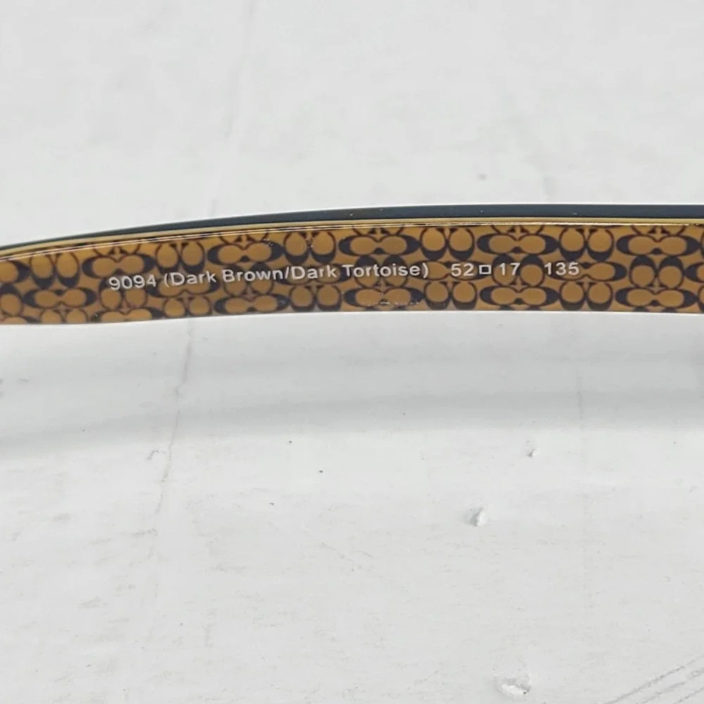 Coach HC 5027B‎ Cecily Eyeglasses 9094 Dark Brown Tortoise 52-17-135 Frames Only